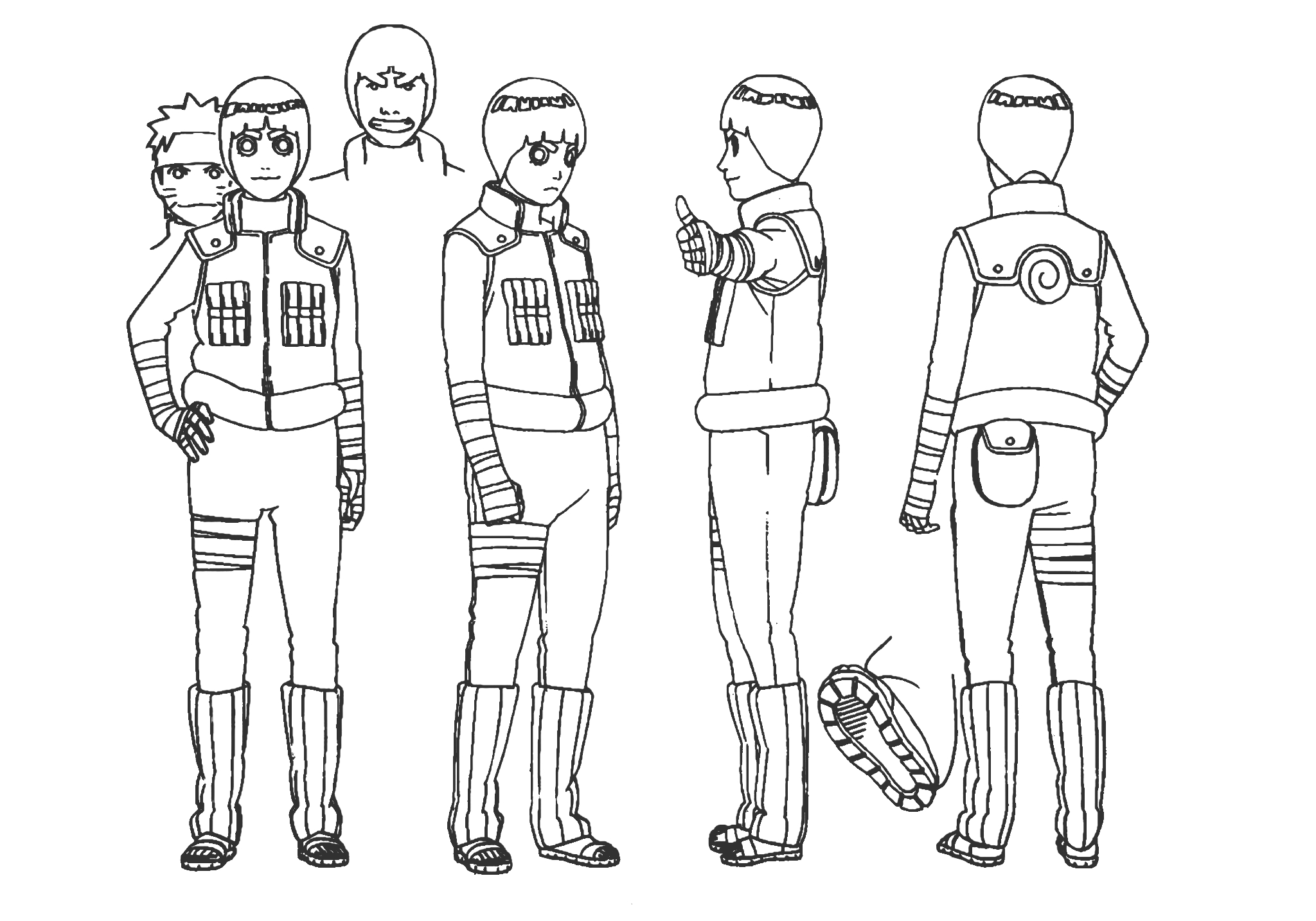 nishio-tetsuya-naruto-naruto-shippuden-rock-lee-character-design-line